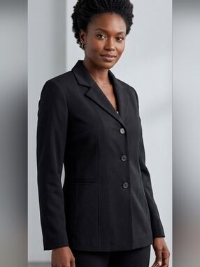 Mixit Black Three-Button Tailored Blazer #228